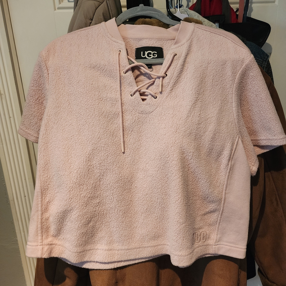 UGG Light Pink Short Sleeve Top